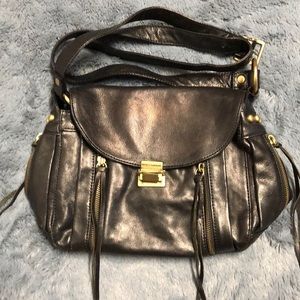 Used black Rebecca Minkoff crossbody bag